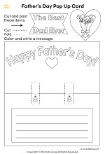 holidays - Father’s Day Pop Up Card