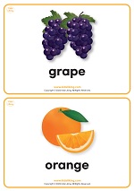 food Fruit-Flashcards