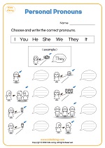 grammar - Personal Pronouns Practice